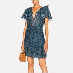 Sea NY Kaylee Crochet-Trimmed Voile Dress